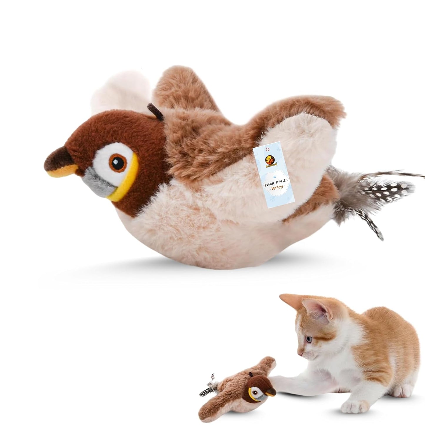 Flapping Sparrow Interactive Cat Toy™