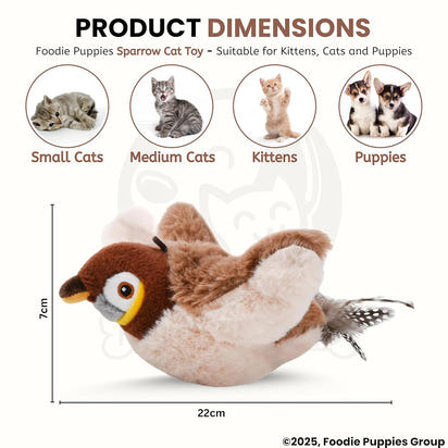 Flapping Sparrow Interactive Cat Toy™