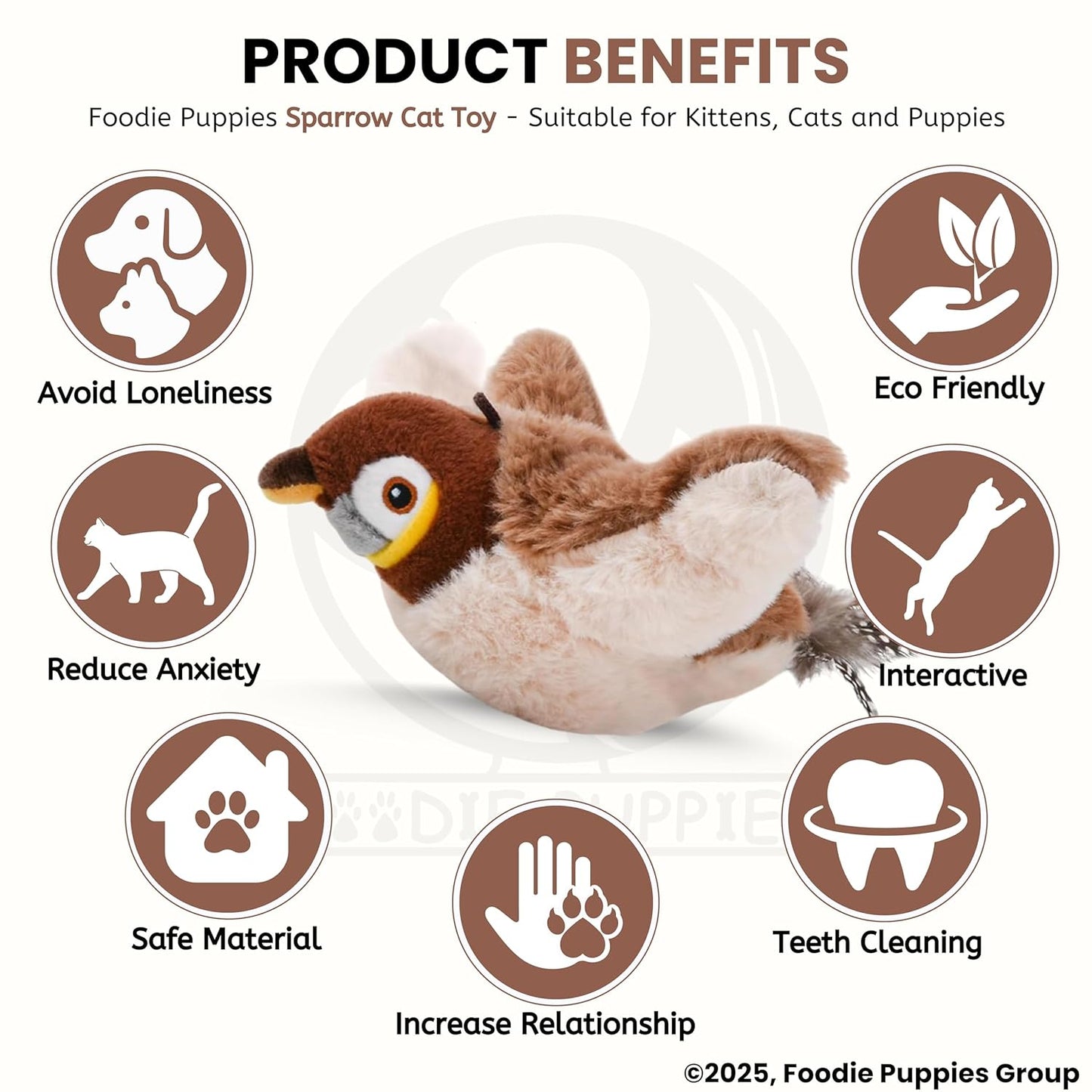 Flapping Sparrow Interactive Cat Toy™